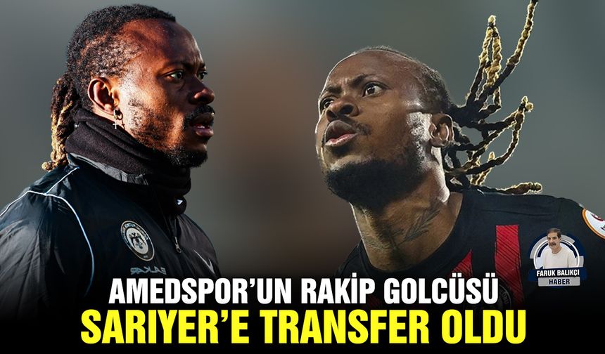 Amedspor’un rakip golcüsü Sarıyer’e transfer oldu