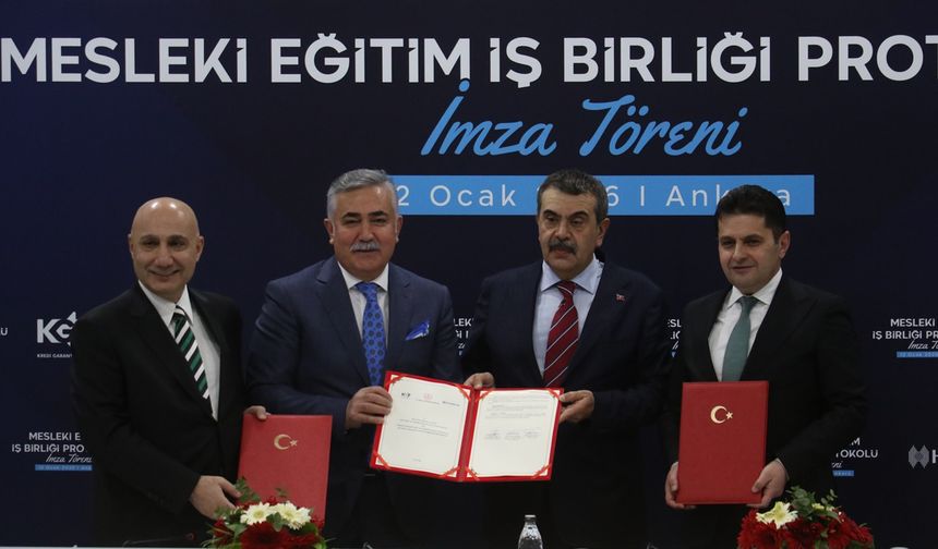 Milli Eğitim Bakanı: 2024 yılında Mesleki ve Teknik Eğitim Politika belgesi yayınladık