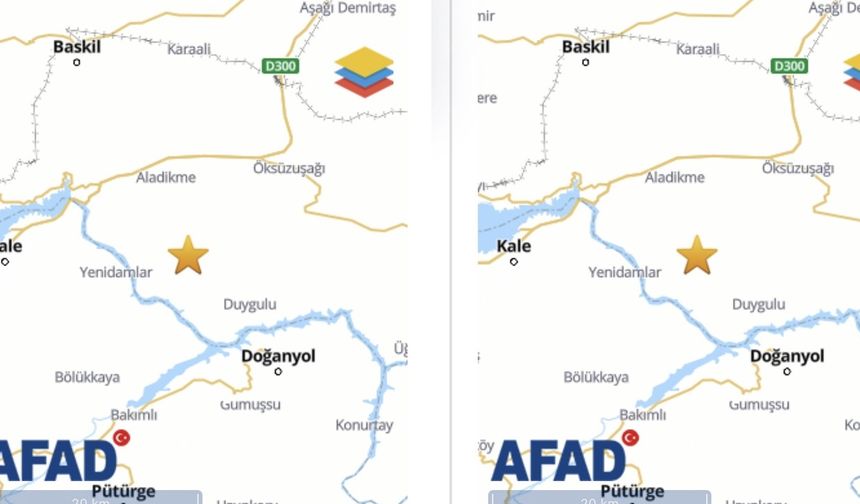 Elazığ’da art arda depremler