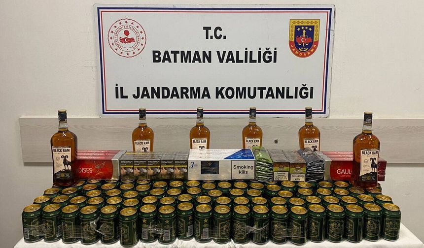 Batman’da kaçakçılık operasyonu: 49 gözaltı