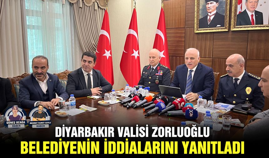 Diyarbakır Valisi Zorluoğlu, belediyenin iddialarını yanıtladı