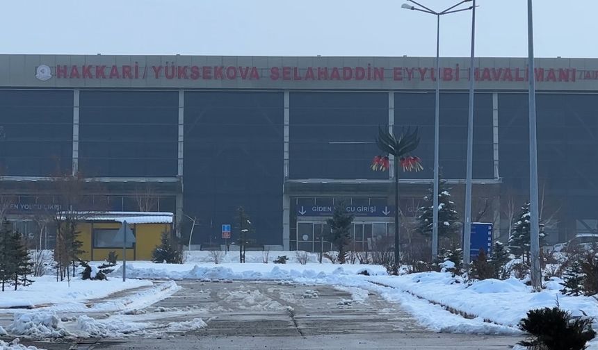 Hakkari Yüksekova'da kar yağışı ve sis