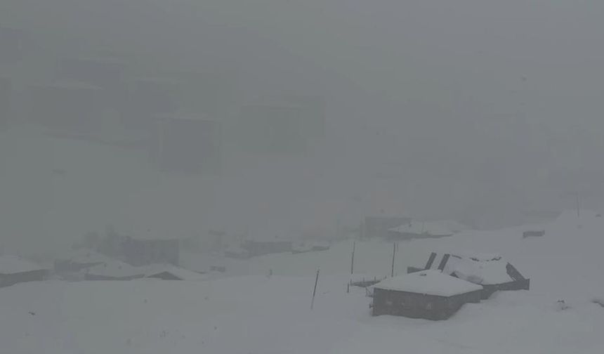 Hakkari-Şırnak yolu çığ nedeniyle kapatıldı