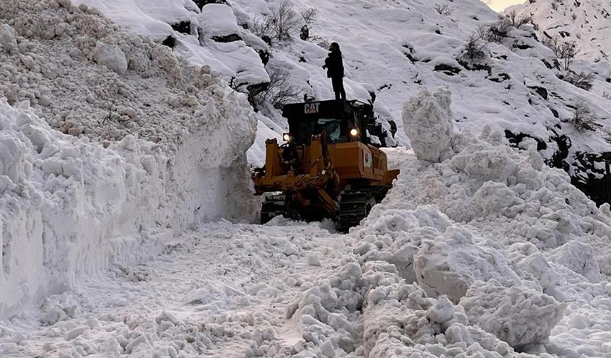 Şırnak’ın Beytüşşebap ilçesinde çığ tehlikesi: Eğitime 1 gün ara