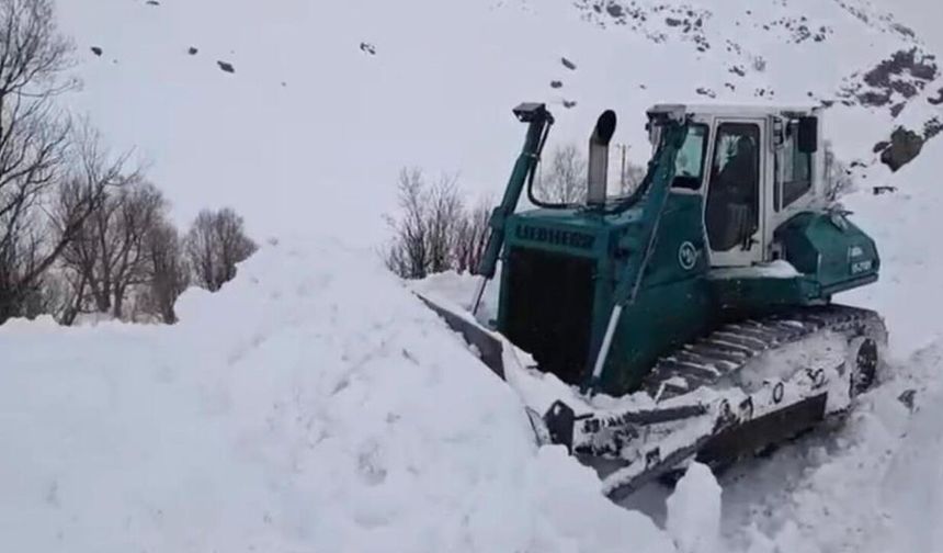 Şırnak'ta kar kalınlığı 2 metreyi aştı