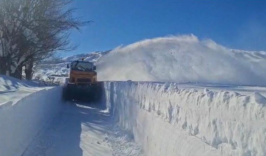 Tunceli’de 113 köy yolu ulaşıma kapandı