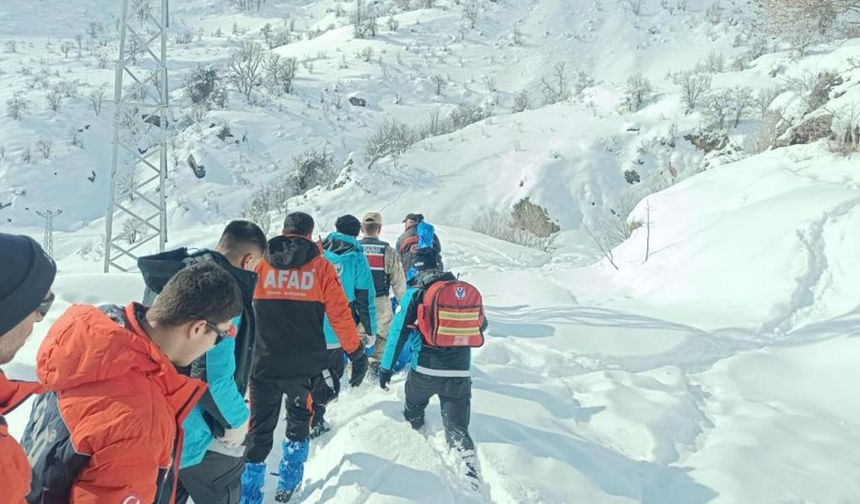 Tunceli’de ekipler onun için seferber oldu