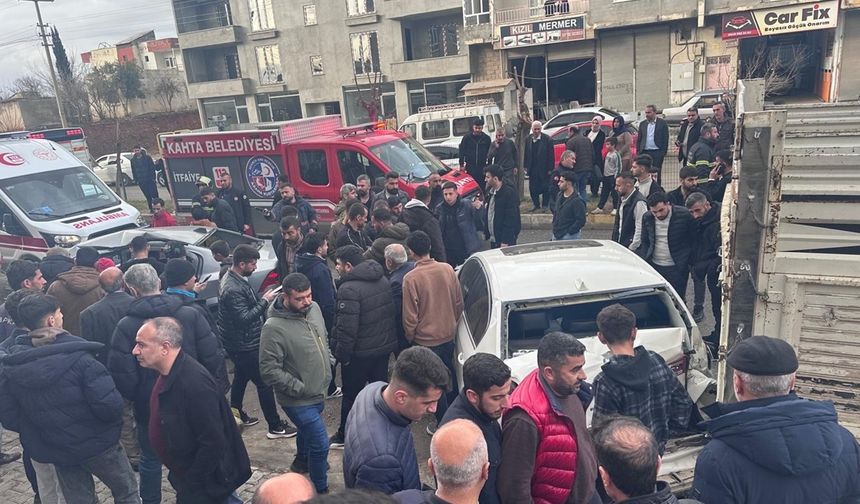 Adıyaman’daki kazada 1’i ağır 3 yaralı