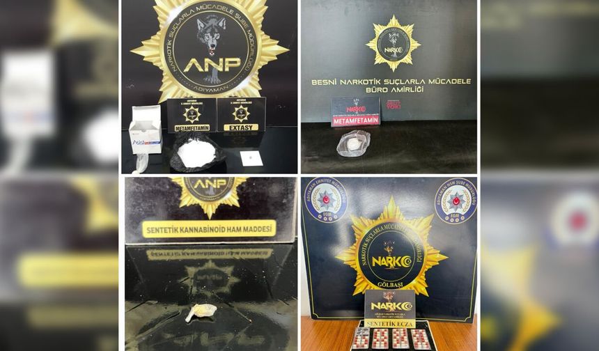 Adıyaman’da çeşitli suçlardan aranan 20 kişi tutuklandı