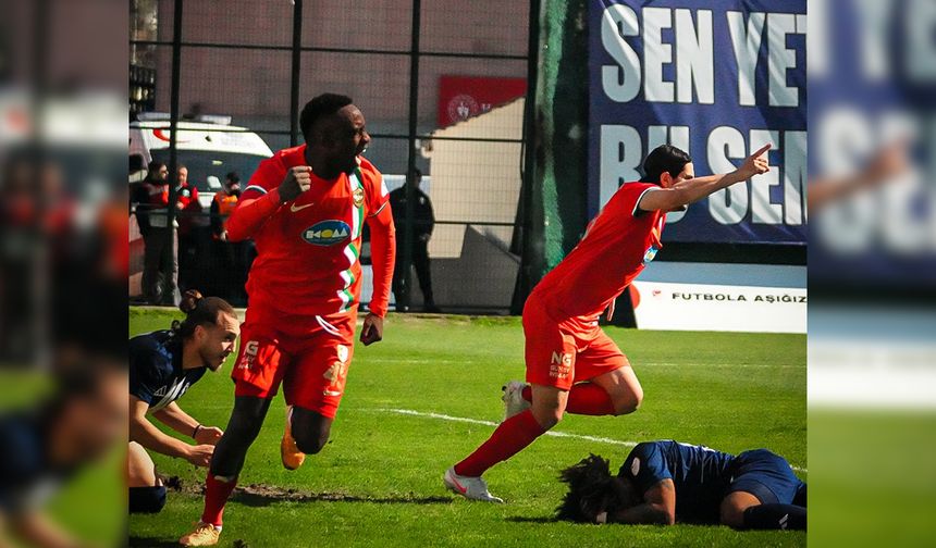 Amedspor ilk yarıyı 1-0 önde kapattı