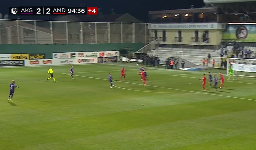 Amedspor Keçiörengücü deplasmanından 1 puanla döndü