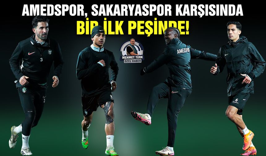 Amedspor,  Sakaryaspor karşısında bir ilk peşinde!