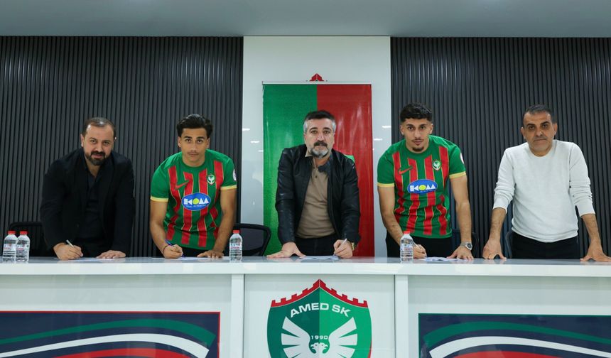 Amedspor, sözleşme imzaladığı futbolcuları paylaştı