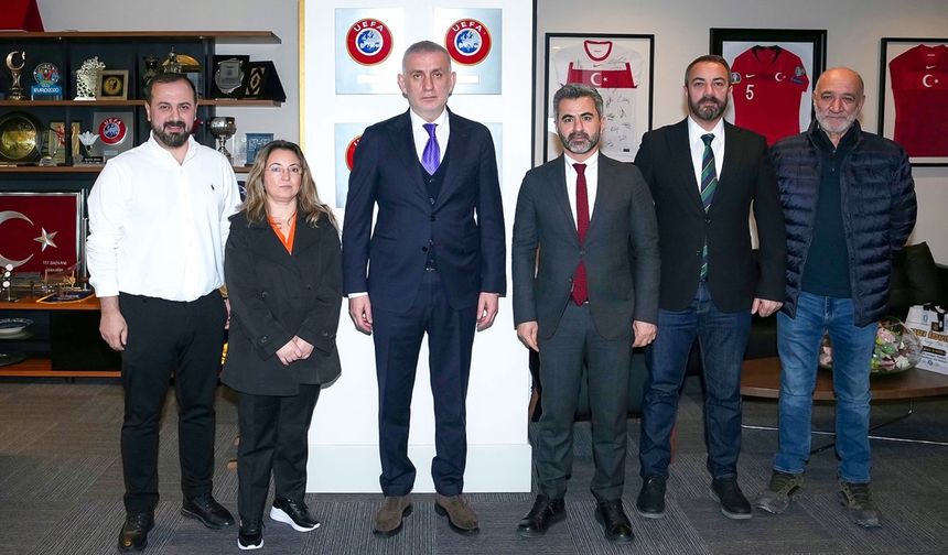 Amedspor yönetiminden TFF Başkanı Hacıosmanoğlu’na anlamlı ziyaret