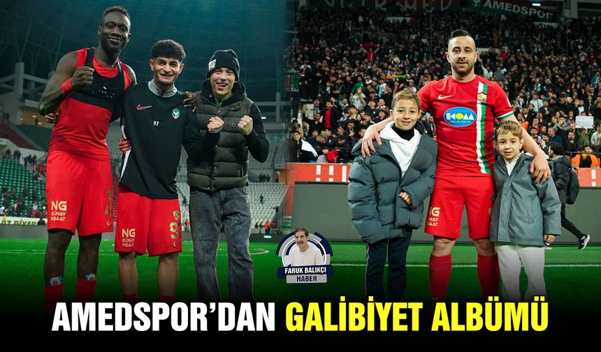 Amedspor’dan galibiyet albümü