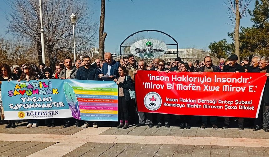 Antep’te Anadil Günü açıklaması