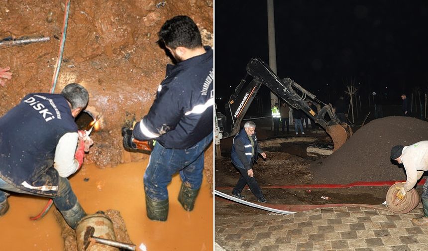 Diyarbakır’da 2 mahallede su kesintisi: DİSKİ arızaya müdahale ediyor