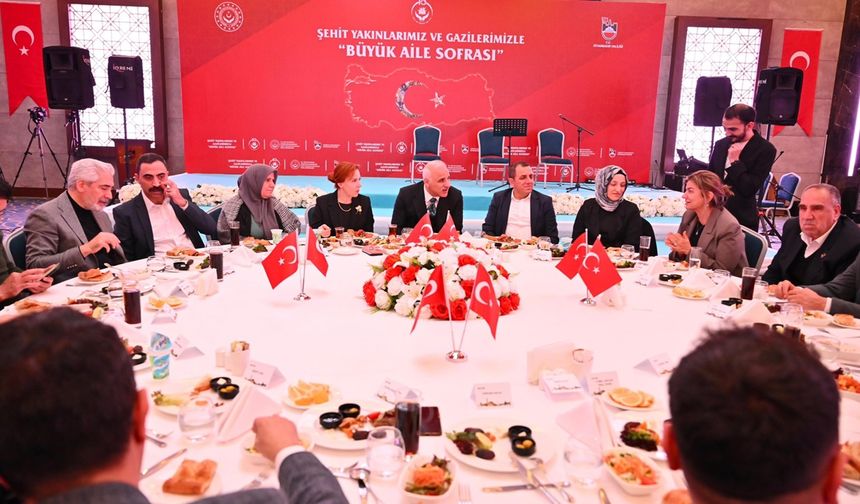 Diyarbakır Valisi şehit yakınları ve gazilerle iftarda