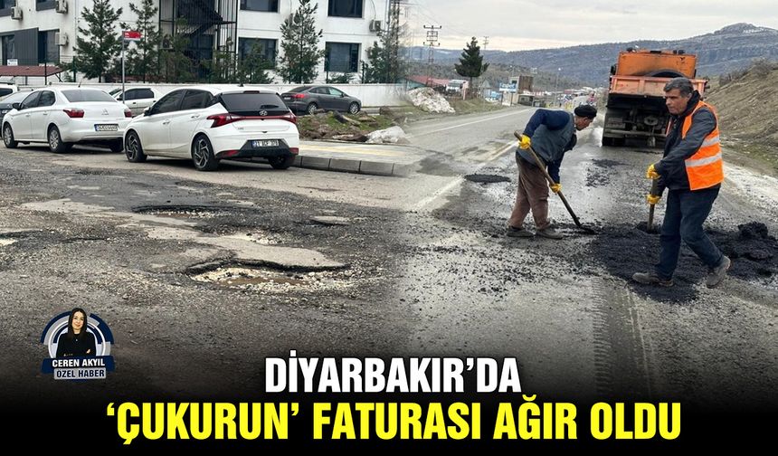 Diyarbakır’da ‘çukurun’ faturası ağır oldu