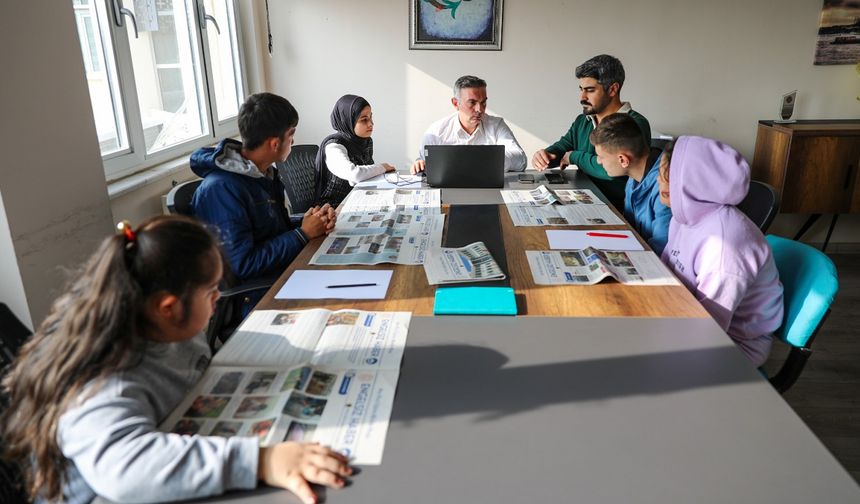 Diyarbakır'da özel öğrenciler okul gazetesi çıkarıyor