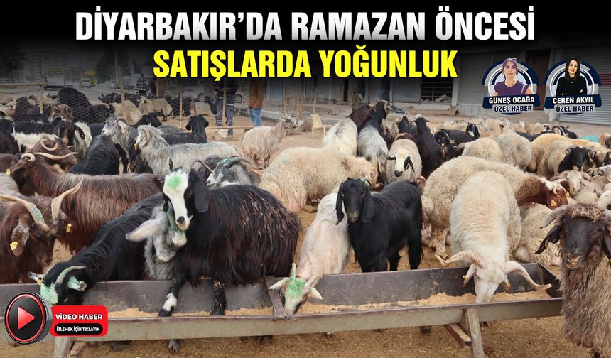 Diyarbakır’da Ramazan öncesi satışlarda yoğunluk