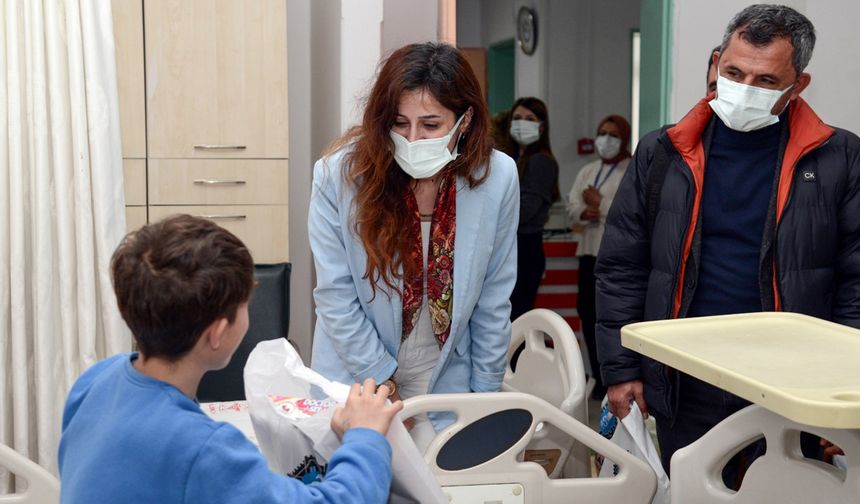 Diyarbakır’daki kanser hastası çocuklara anlamlı ziyaret