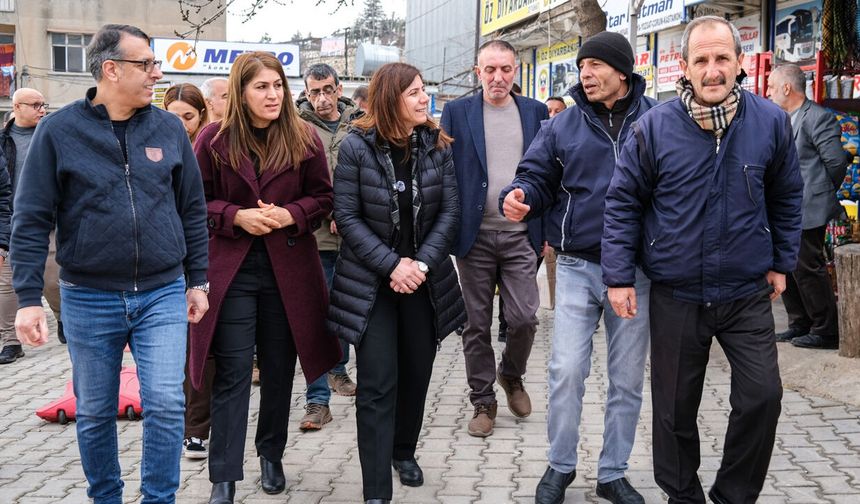 Eşbaşkan Bucak, Ergani’de incelemelerde bulundu