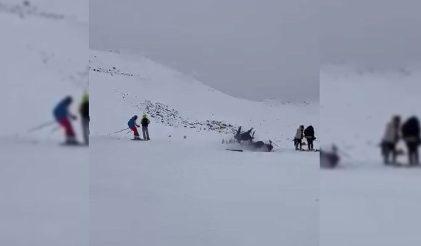 Bingöl kayak merkezinde kaza: 6 yaralı