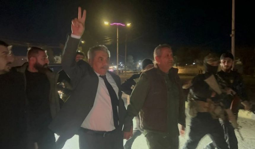 İlk Kürt Valiye Şam dönüşü coşkulu karşılama