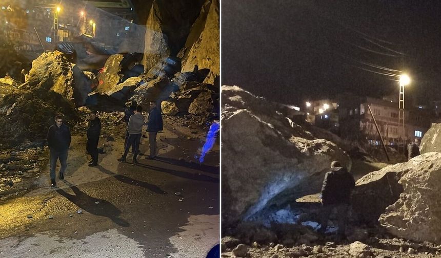 Dev kayalar yola düştü