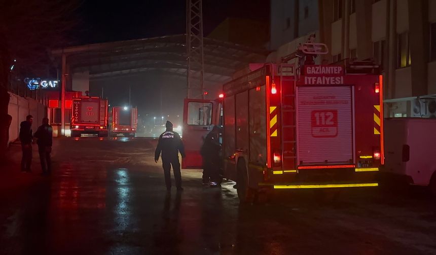 Makarna fabrikası yandı