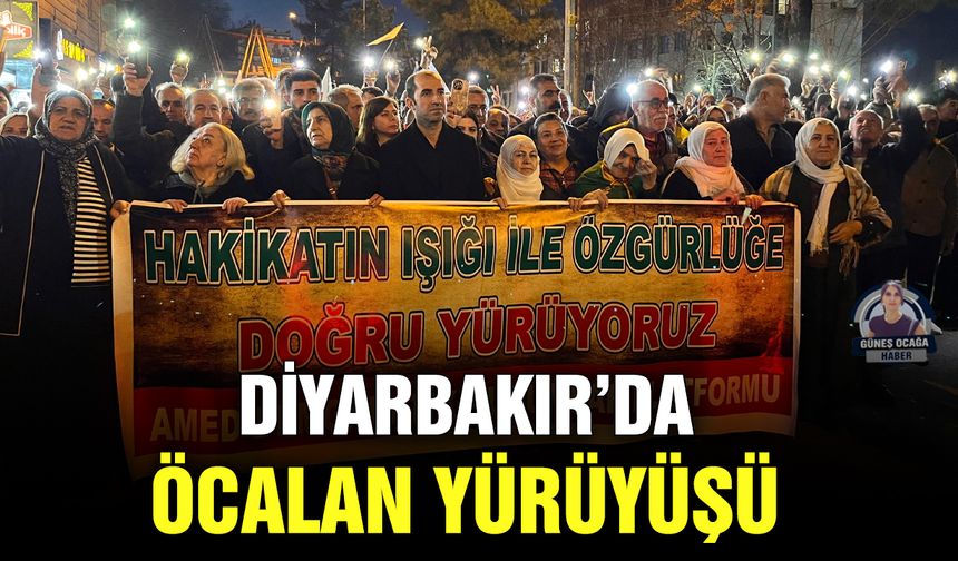 Diyarbakır’da Öcalan yürüyüşü