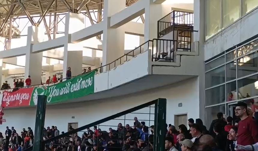 Amedspor-Sakarya maçında provokasyon!