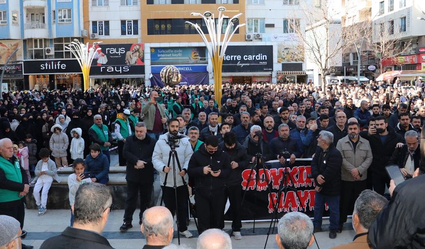 ABD ve İsrail, Batman'da protesto edildi