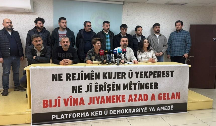 Diyarbakır’dan savaş politikalarına tepki