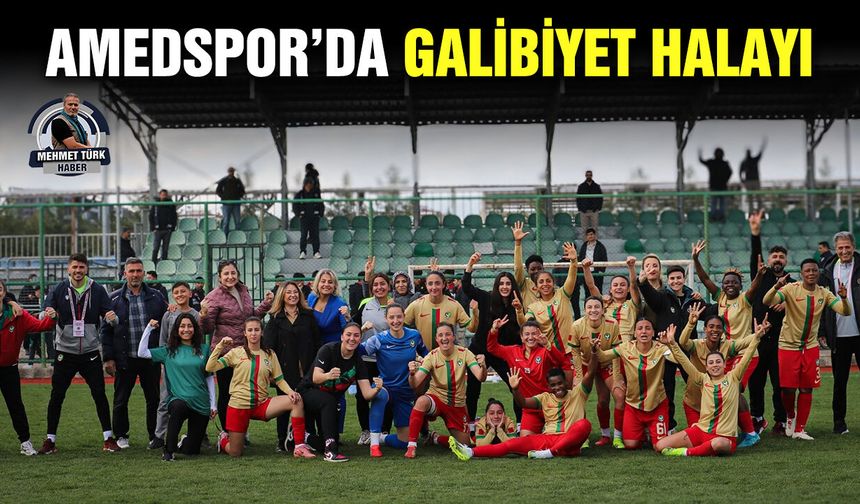 Amedspor’da galibiyet halayı