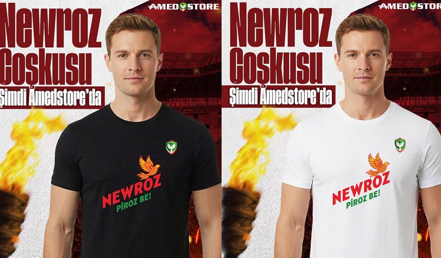Amedspor’dan Newroz’a özel tasarım formalar