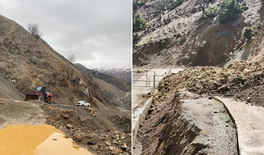 Batman'ın 3 ilçesinde toprak kayması