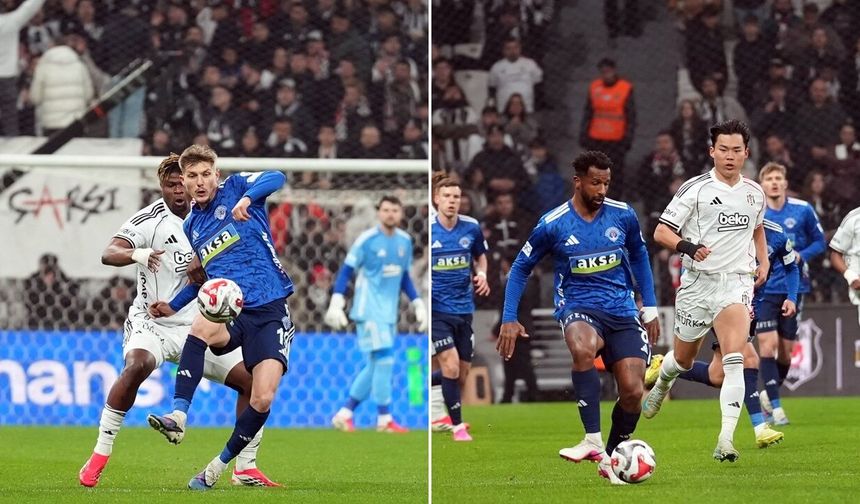 İlk yarıyı Beşiktaş Kasımpaşa karşısında 2-0 üstün kapadı