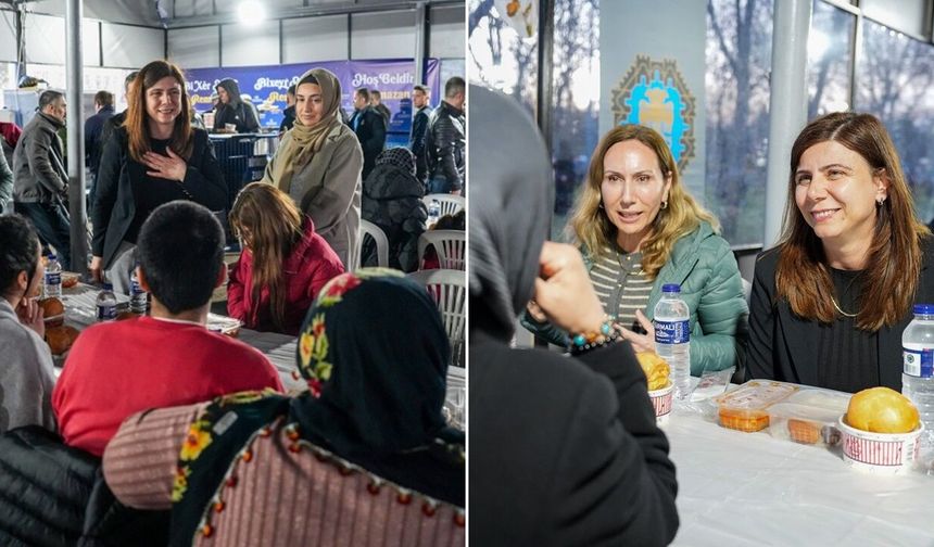 Diyarbakır Eşbaşkanı Bucak’tan iftar çadırı ziyareti