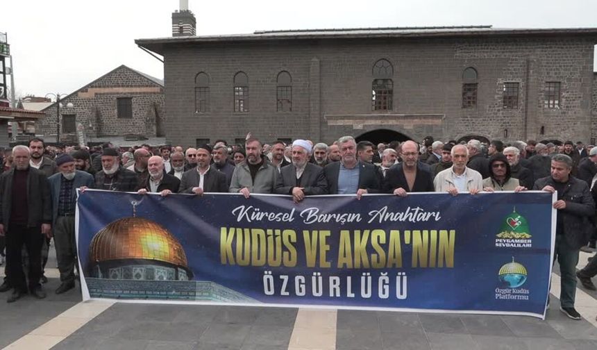 Diyarbakır ve Mardin'de Gazze'ye destek çağrıları