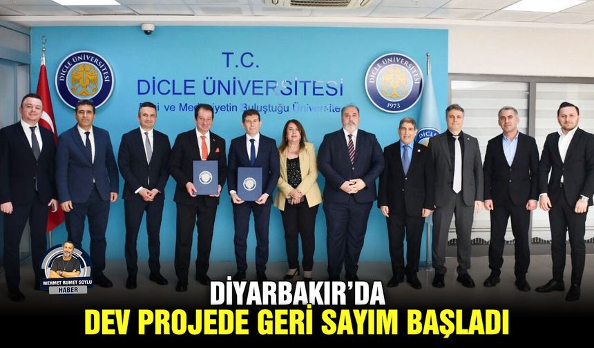 Diyarbakır’da dev projede geri sayım başladı