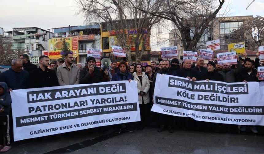 BİRTEK-SEN Genel Başkanı Türkmen'in tutuklanmasına tepki