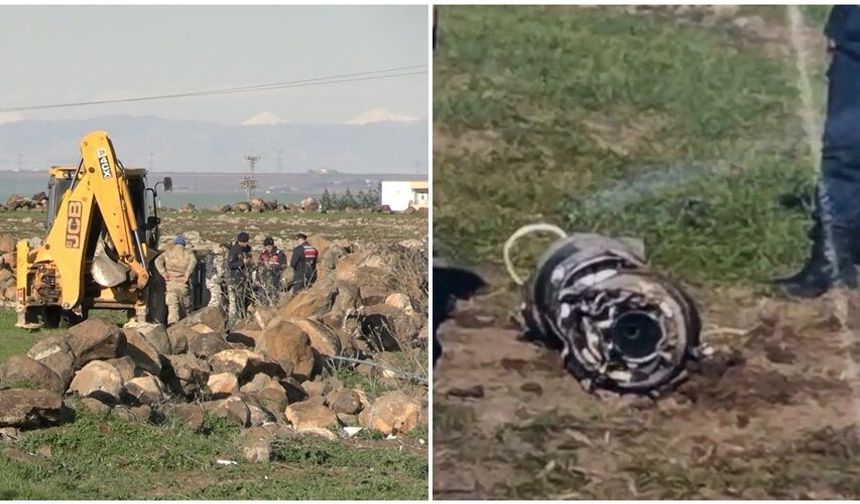 Diyarbakır’a füze parçası düştü; Güvenlik alarmda
