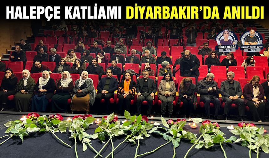 Halepçe katliamı Diyarbakır’da anıldı