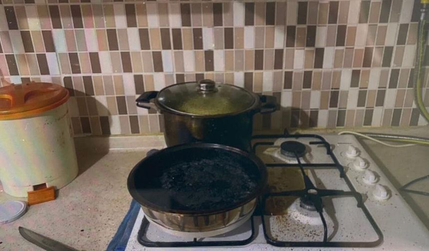 Ocakta unutulan yemek ölümüne neden oldu