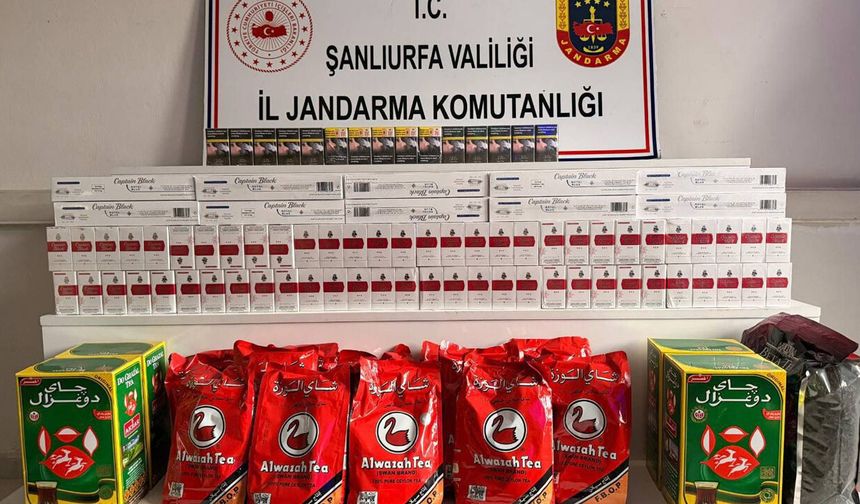 Şanlıurfa'da kaçak çay, sigara ve nargileye ceza