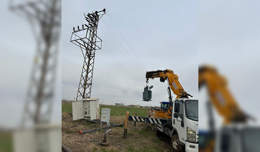 Şanlıurfa’da kaçak trafoya el konuldu