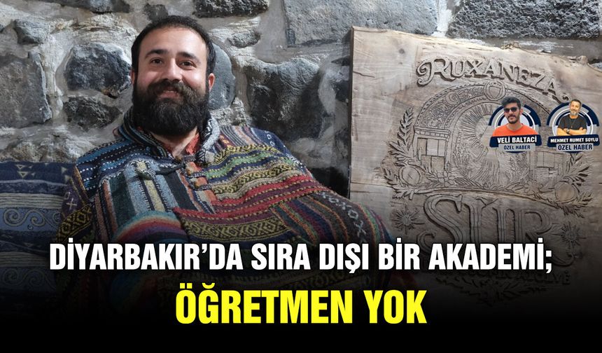 Diyarbakır’da sıra dışı bir akademi; Öğretmen yok