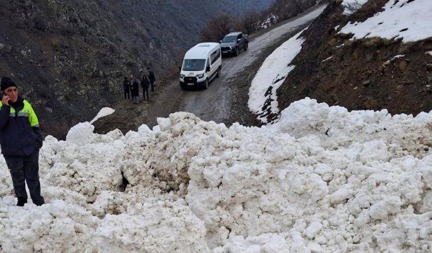 Van’da çığ düştü: 9 yerleşime ulaşım sağlanamıyor